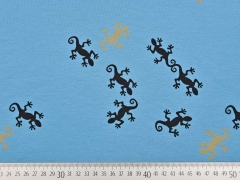 RESTST�CK 46 cm Jersey Eidechse, hellpetrol