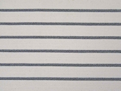 dickere Baumwolle, ecrue mit schwarzen Streifen