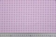BW kleine Rauten und P�nktchen, weiss/flieder