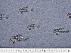 Sweat Flugzeuge angeraut, dunkelblau