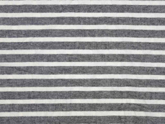 leichter Baumwollstoff Streifen 1 cm, schwarz