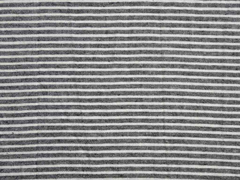 leichte Baumwolle Streifen 4mm, schwarz