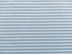 Jersey Streifen, hellblau wei�