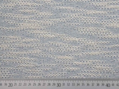 French Terry Doubleface Glitzer, hellblau