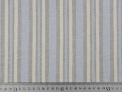 Leinen versch. Streifen, hellblau