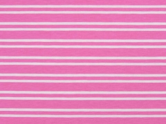 Jersey Doppel-Streifen, rosa