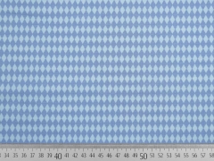 Jersey Rauten, jeansblau