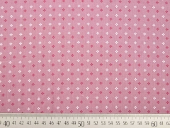 Baumwolle Mini Kreuzblume, altrosa