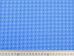 Baumwolle Mini Kreuzblume, hellblau