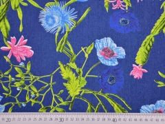 weicher Stretchjeans Asian Style, jeansblau