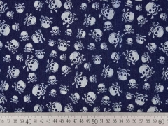 weicher Stretchjeans Totenk�pfe, dunkelblau