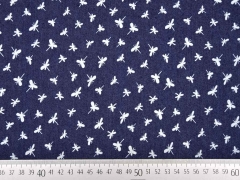 weicher Stretchjeans Libellen, dunkelblau