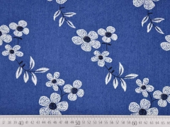Stretchjeans Blumen & Bl�tter, jeansblau