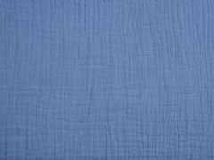 weicher Musselin, jeansblau