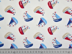 Jersey kleine Segelboote, cremewei�
