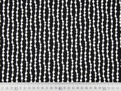 Dekostoff Grafisches Muster, wei� schwarz