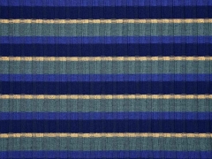 weicher Strick Streifen, mint blau