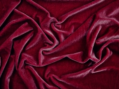 elastischer Samt, weinrot