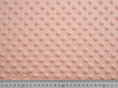 Minky Fleece Punkte, aprikot