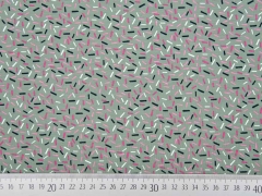 Jersey bunte Streusel, helles khaki