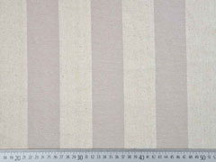 Dekostoff Blockstreifen 5 cm nude natur