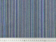 Mexiko Stoff schmale Streifen, blau beige gr�n