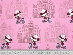 Jersey Fahrrad M�dchen, rosa