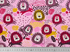 French Terry Sweat L�wen, rosa