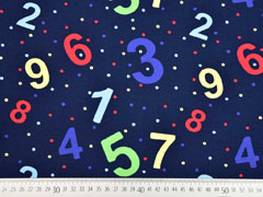 Jersey Zahlen Punkte, dunkelblau