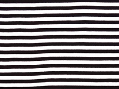 B�ndchen Streifen 7 mm garngef�rbt, schwarz