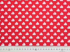 Jersey kleine Segelboote, rot