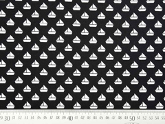 Jersey kleine Segelboote, schwarz