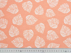 Dekostoff Bl�tter, apricot