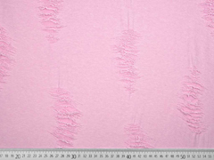 Jersey destroyed Look ovales Loch, rosa