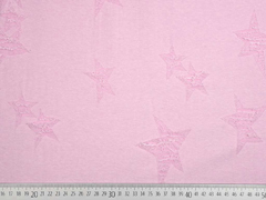 RESTST�CK 95 cm Jersey destroyed Look Stern, rosa