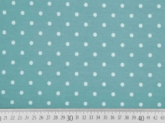 Jersey Punkte 4 mm, dk.mint hellmint