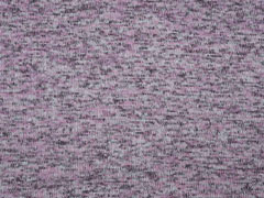 Strickstoff angeraut meliert, rosa grau