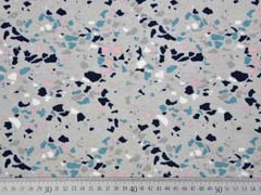 Dekostoff Farbkleckse, grau