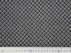 Viskose Blumenr�der, schwarz