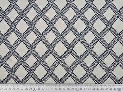 Viskose Jersey Rauten Giternetz , hellgrau