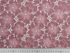 Spitze gro�e Blumen, altrosa