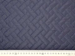 Jackenstoff gesteppt wattiert, dunkelblau