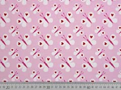 Jersey Schmetterlinge, rosa