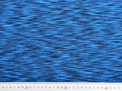 Jersey gestrichelt, blau schwarz