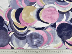 T-Shirtstoff Kreise,altrosa lilablau beige