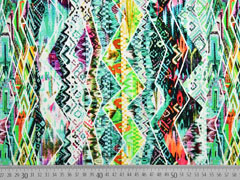 Jersey Ibiza-Style Digitaldruck , gr�n bunt