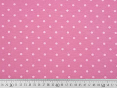 Jersey Punkte 5 mm, rosa altrosa
