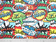 Jersey Comic Sprechblasen Farbkleckse, bunt wei�
