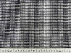 Jacquardjersey Glencheck, dunkelgrau