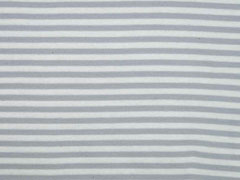 B�ndchen Streifen 5 mm garngef�rbt, hellgrau wei�